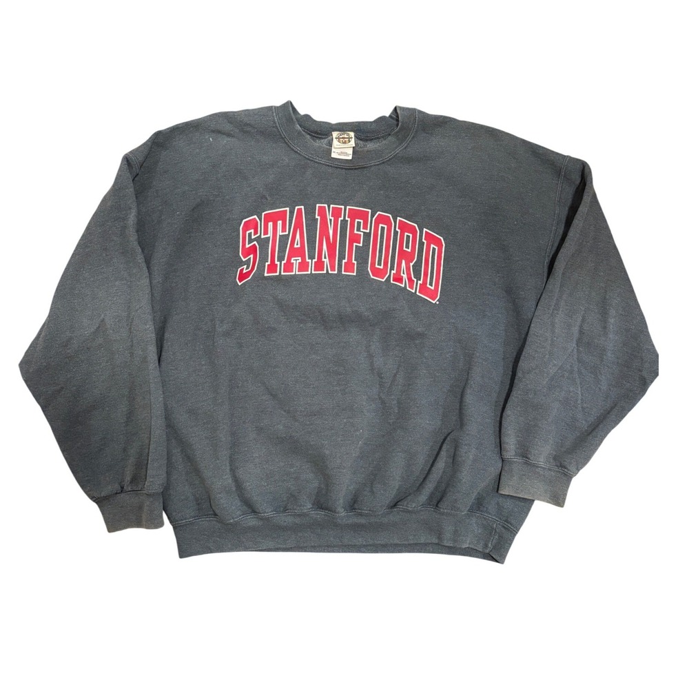 Campus Colors Stanford University Crewneck Sweatshirt Navy Blue 2XL Collegiate